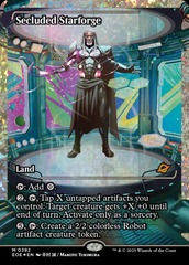 (392) Secluded Starforge - FRACTURE FOIL - JAPAN SHOWCASE